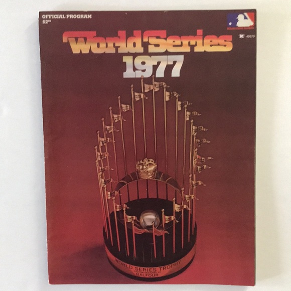 Vintage MLB programs 1977 1978 LA Dodgers, 1977 World Series - Picture 4 of 4